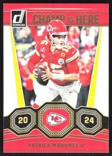 2024 Panini Donruss Champ Is Here Patrick Mahomes II #1!