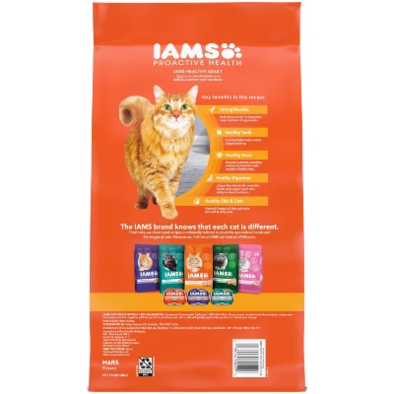 IAMS Proactive Health with Salmon Adult Premium Dry Cat Food