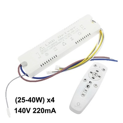 1 Stück AC220V 2,4G Fernbedienung Intelligenter LED-Treiber 8-24 W 25-40 W 37-60 W X2 X4