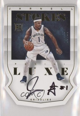 2014-15 Panini Luxe Die-Cut Gold 13/10 Jarnell Stokes #DC-JS Rookie Auto RC 0f6