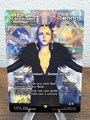 fca cards mtg MTG Magic FCA Final Fantasy: Through the Ages Edea Kramer - Rare