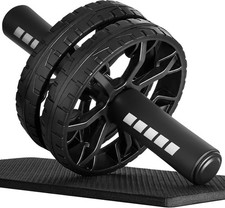 Upgraded Ab Roller Wheel, Abdominal Core Workout Equipment for Home Gym with