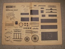 Hobby's plans of a Brewers Dray design number 1520 from 1976