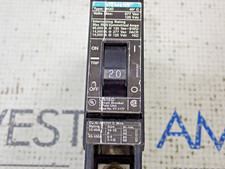 Siemens BQD120 20 Amp 1 Pole 14kA 277V Bolt On Circuit Breaker Tested Lot of 3