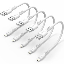 6 inch iPhone Charge Cable Short, 0.5ft 5Pack...