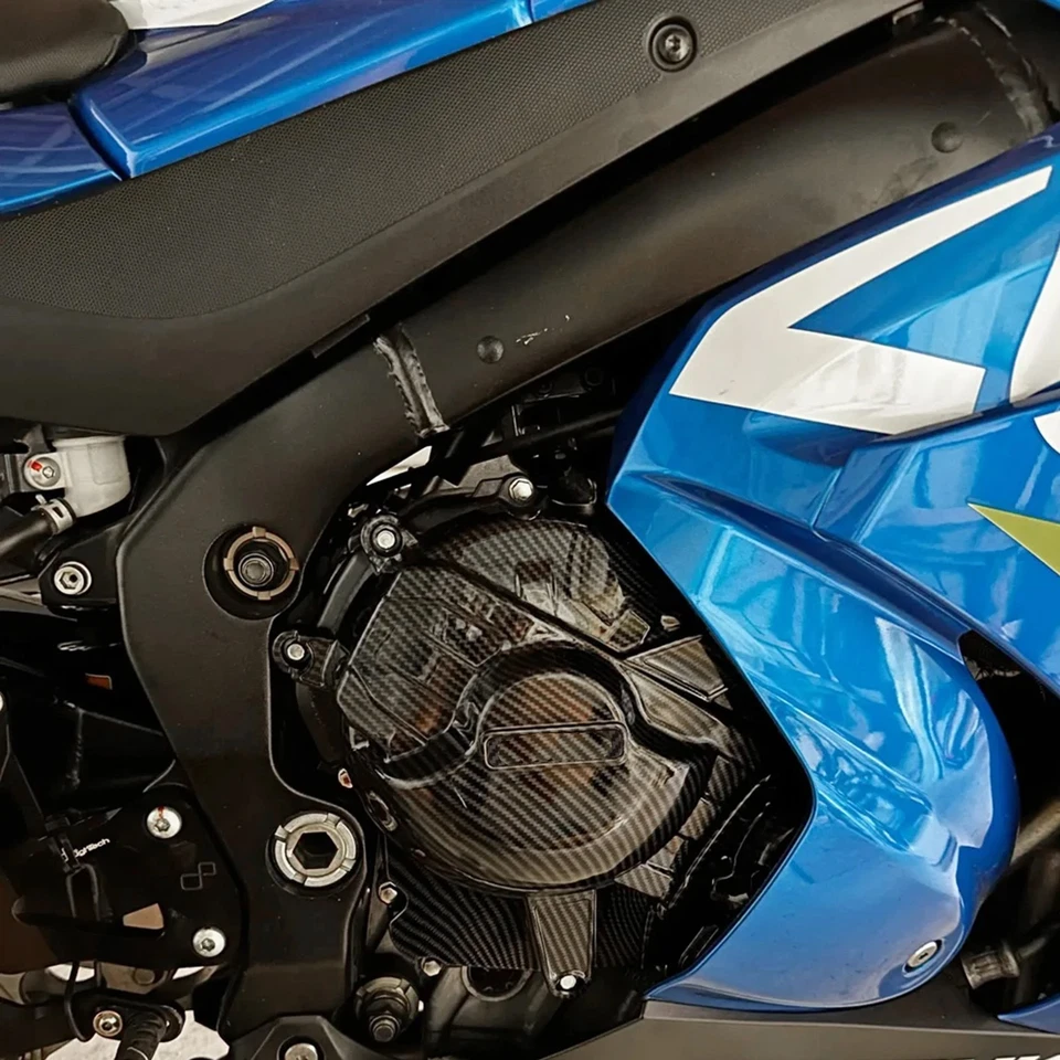 Carbon Pattern Engine Protective Cover For Suzuki GSXR1000 GSXR1000R 2017-2023 Foto 4 de 4
