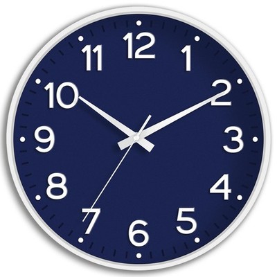 Wall Clock, Silent Wall Clocks Battery Operated 8 Inch-Modern Non Ticking Analog