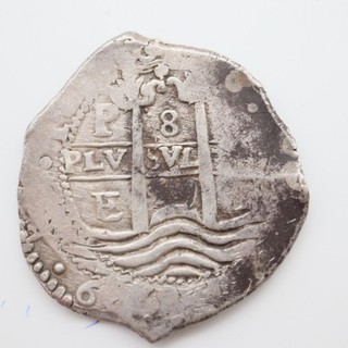 8 Reales Silber Perus 17. Jhd. Q4