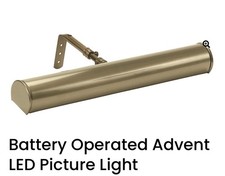 House Of Troy Battery Operated Led Picture Light 14 Antique Brass Abled14-71 House Of Troy Battery Operated Led Picture Light 14 Antique Brass Abled14-71