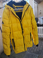 Superdry Herren Steppjacke Gelb Gr. L Kapuze ...