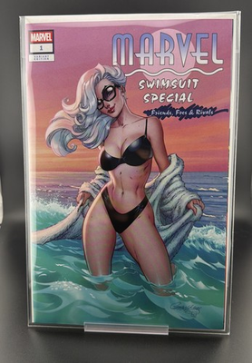 #ad MARVEL SWIMSUIT SPECIAL #1 BLACK CAT J SCOTT CAMPBELL EXCLUSIVE NM $35.00