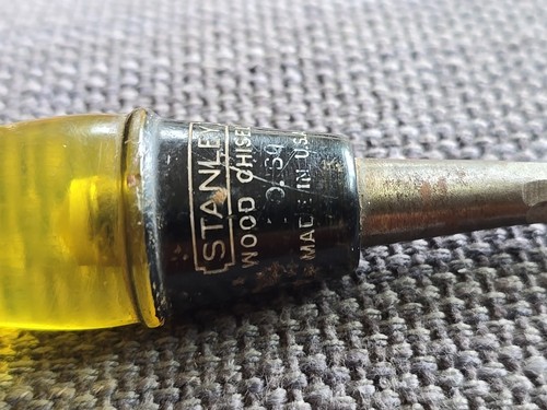 Vintage Stanley No. 60 Holzmeißel 1/4" - Bild 2 von 6