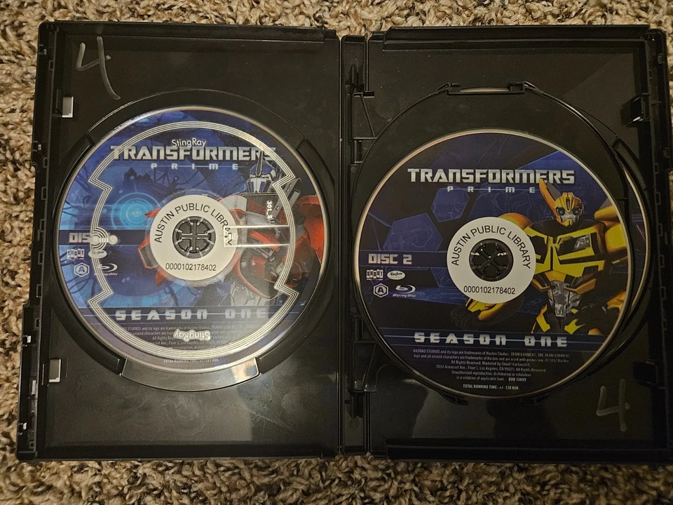 Transformers Prime: Season One Blu-ray *Shout Factory*  OOP SEE DESCRIPTION - Image 4 of 4