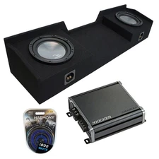 1999-2006 GMC Sierra Ext Cab Truck Harmony A122 Dual 12" Sub Box & CXA800.1 Amp
