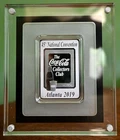 Coca-Cola Collectors Club 45th National Convention 1 oz .999 Silver Bar Atlanta