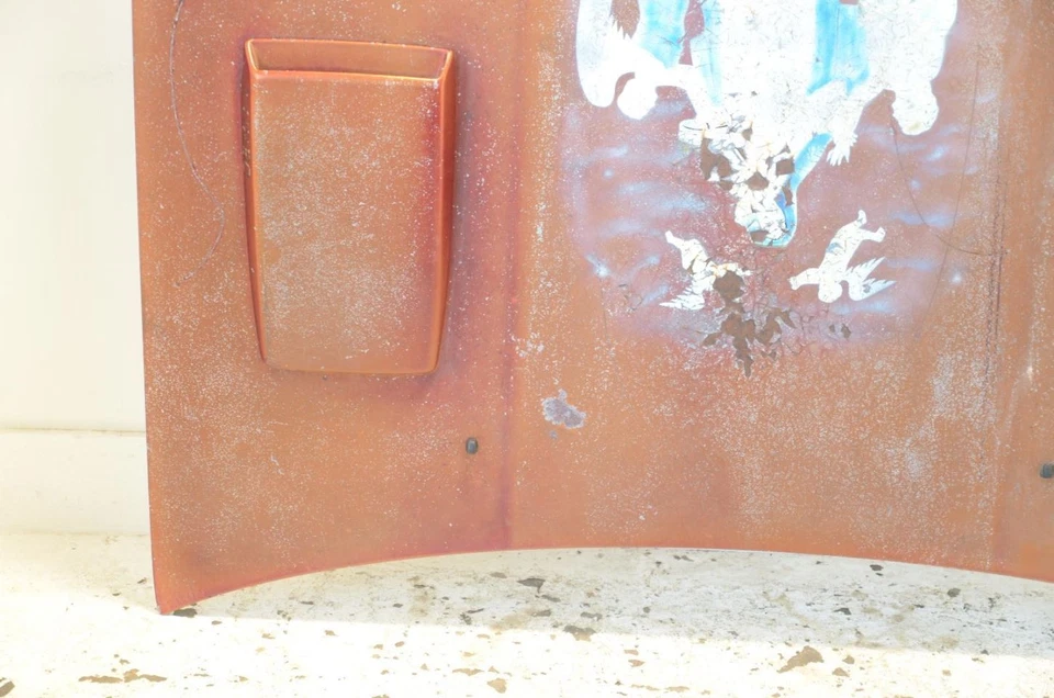 84-85 Nissan 300ZX 2+0 conjunto de capô dianteiro vermelho *TEM PROBLEMAS* - Imagem 4 de 4