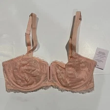 Women's Unlined Balconette Coverage Underwire Bra - Auden Pink 32D