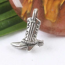 14pcs 17*13mm Dark Silver Tone Boot Charm H3455