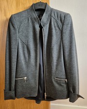 Madeleine Grey 3/4 Sleeve Jacket - Size 8