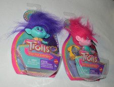 DREAM WORKS TROLLS 2024 FUN FAIR SURPRISE - POPPY PINK HAIR  BRANCH PURPLE HAIR