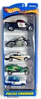 HOT WHEELS VINTAGE   "POLICE CRUISERS"    5  PACK , Gift Pack  From  Year  2000