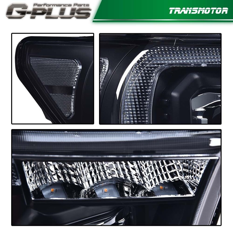 Dotcomracing Smoke Headlights For Toyota Tundra 2007-2013 & Sequoia 2008-2017 – LED Signal