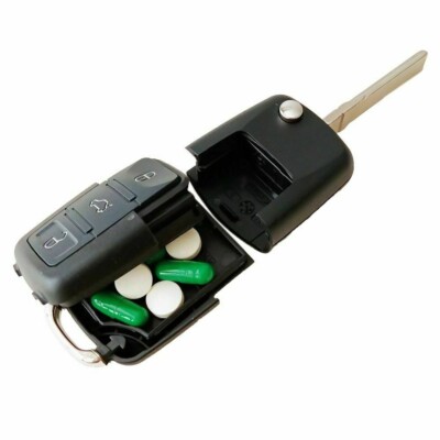  Car Key Fob Stash Medicine Storage Box Waterproof Diversion Hidden Secret Safe 