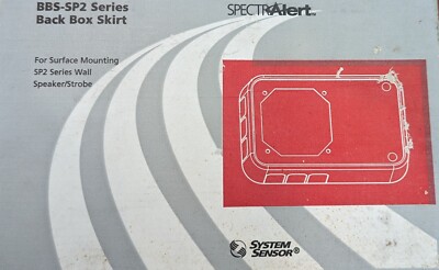 System Sensor SpectrAlert BBS-SP2  Backer Box Skirt WHITE - SAME DAY SHIPPING