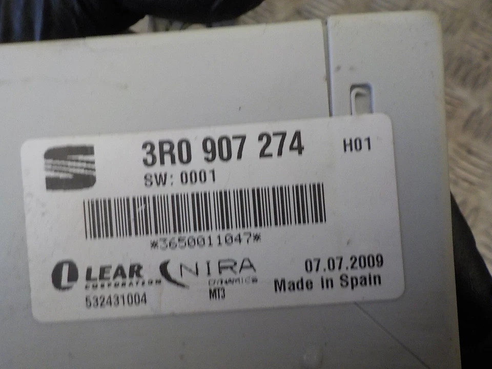 MÓDULO DE PRESIÓN DE NEUMÁTICOS SEAT EXEO 2008-2013 3R0907274 Foto 4 de 4