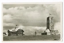 Feldberg in the Black Forest - Building with NS Flag & Feldberg Tower - Photo