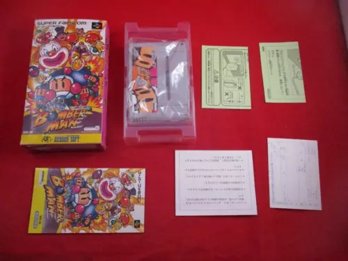 Super Bomberman 1 Super Famicom (Japan) COMPLETE w/ Box manual US SELLER