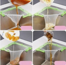 NEW Disposable Sink Strainer Mesh Filter Net Holder Kitchen Garbage  100 bags
