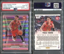 PSA 10 2020-21 Prizm Flashback Prizms Silver #13 Trae Young POP24 G00 4400