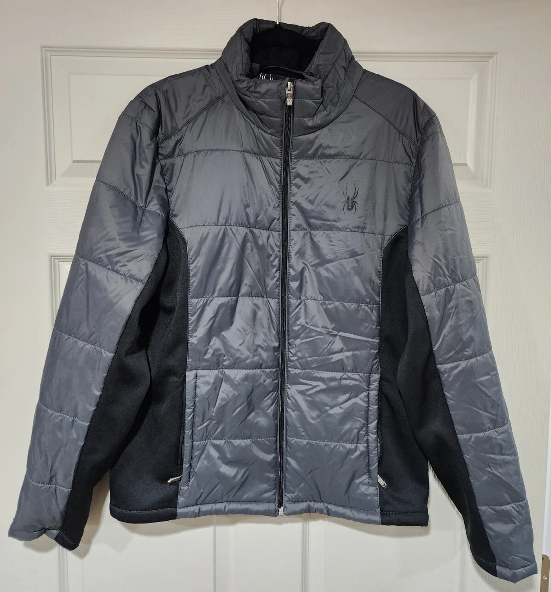 Spyder Polar ThermaWeb Mens MED Full zip Jacket Insulated NWT