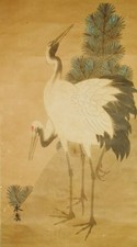 象牙古董日本画作、画卷| eBay