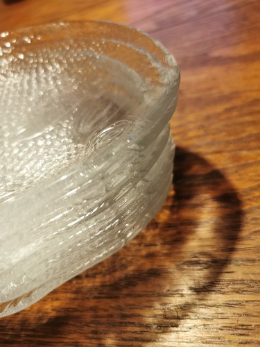 8 Small Retro Arcoroc France Fish Side Plates Pressed Clear Glass 'Poisson' 15cm - Picture 11 of 15