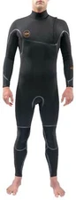 DaKine Men's Cyclone 3/2mm Zip Free Full Wetsuit - Black / Black - New