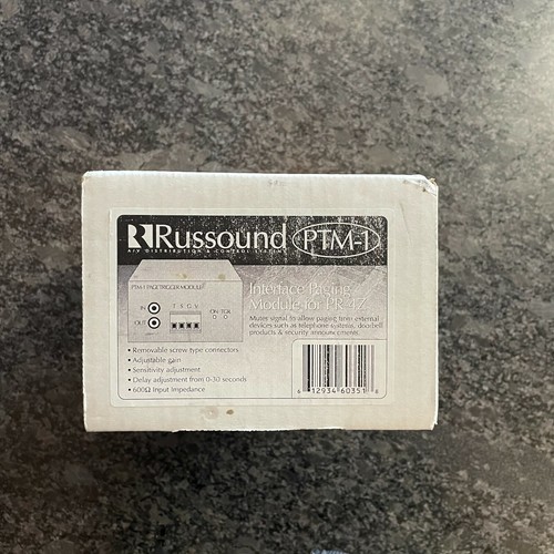 Russound PTM-1 Modulo trigger paging per PR-4Z, usato - Foto 2 di 9