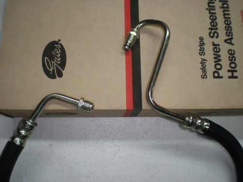 Power Steering Pressure Line Hose Assembly fits FORD GRANADA MERCURY MONARCH - Afbeelding 3 van 3