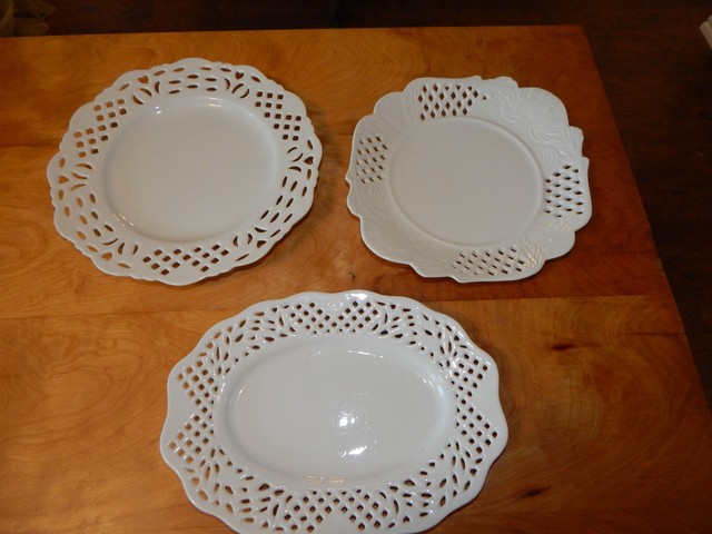 3 BASIC PORCELANA WHITE HOME ESSENTIALS PLATES | eBay