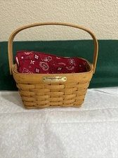 Longaberger Dresden Tour Basket II 1996 Edition collectible woven basket
