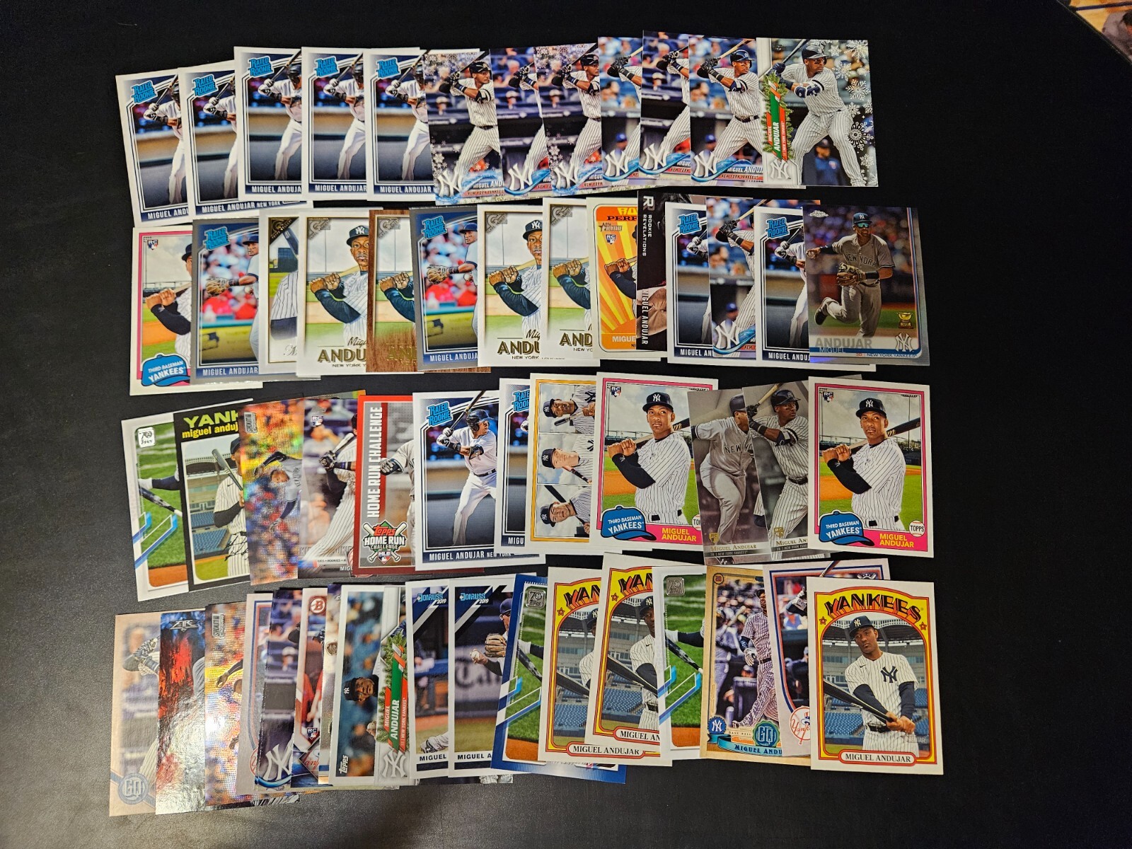 Lot of 57 Miguel Andujar Baseball Cards - Base, Inserts, Parallels ...