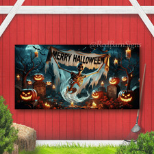 Halloween Outdoor Garage Door Banner Indoor Outdoor 6