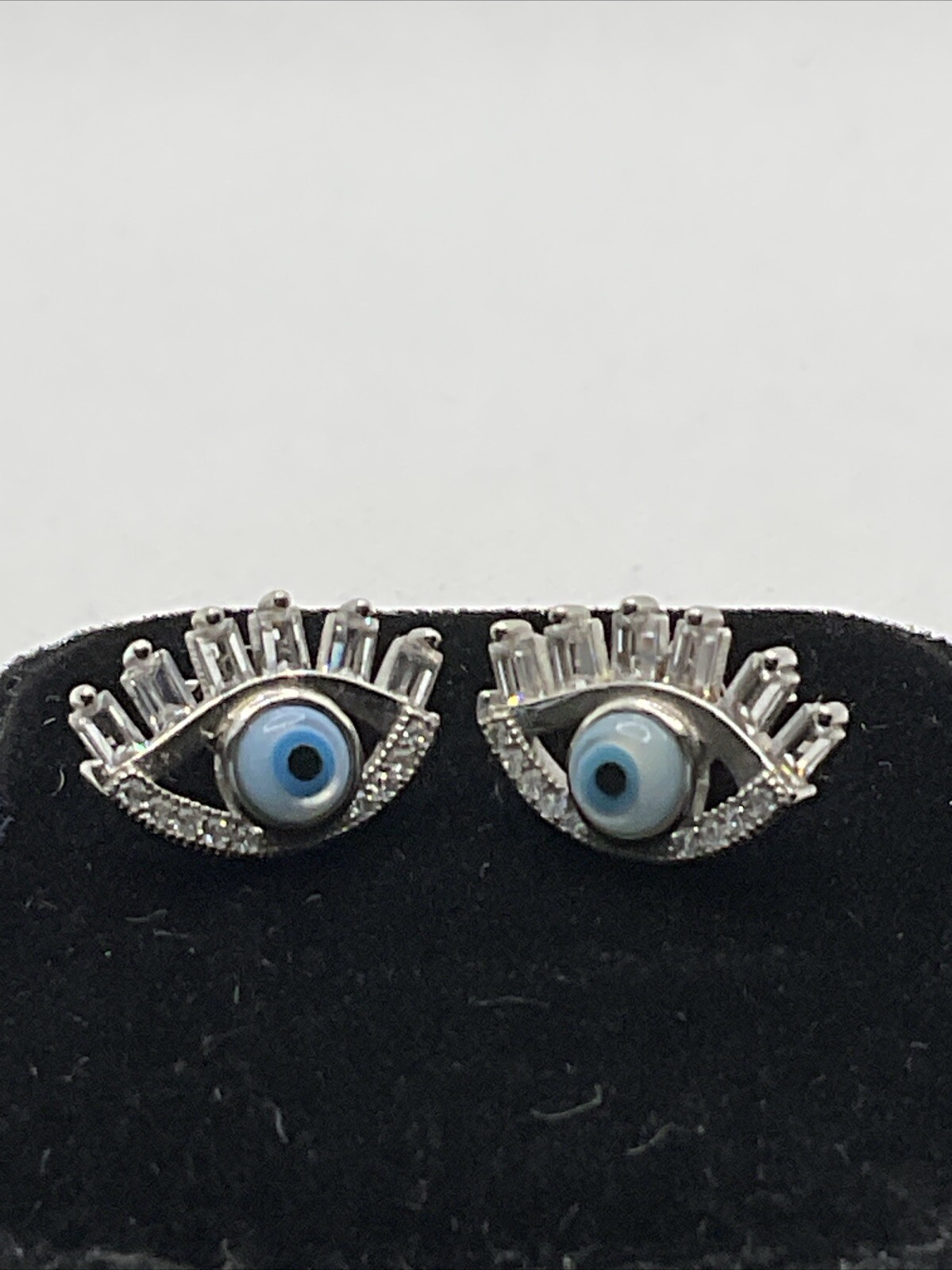 Solid 925 Sterling Silver Mixed Shape White CZ En… - image 16