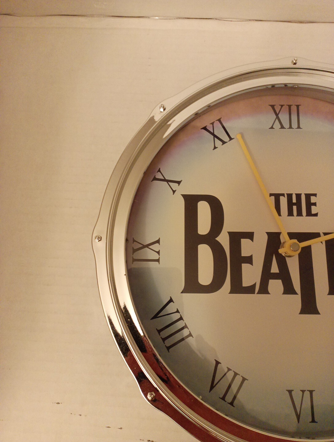 Bradford Exchange 2016 Limited Edition The Beatles Drum Wall Clock No.A3768 eBay