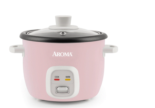 Rice Cooker Mini Steamer Nonstick Pot Keep Warm Aroma 4 Cup Cooked Multicooker - Picture 4 of 5