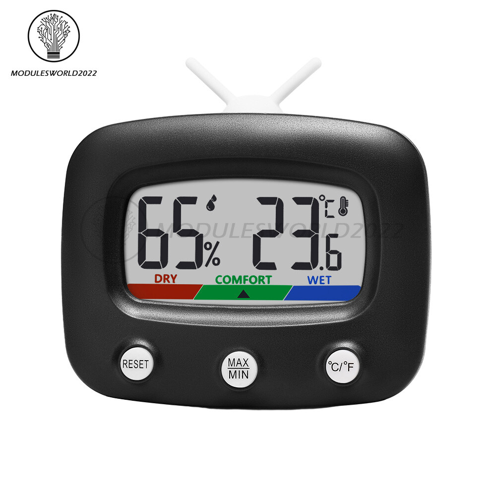 Mini Digital LCD Thermometer Humidity Meter Gauge Hygrometer Temperature Indoor
