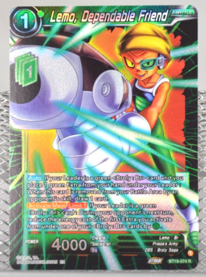 BT19-074 Lemo, Dependable Friend Rare Foil Fighter's Ambition DBS CCG Masters