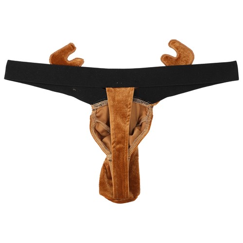 Herren Tanga String Low Rise Bulge Pouch Bikini Slips Weihnachten Unterwäsche - Picture 44 of 80