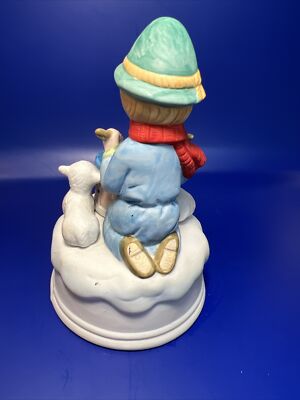 Vintage Mann Porcelain Little Drummer Boy Wind-up Music Box | eBay